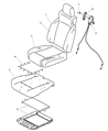 Diagram for 2006 Jeep Wrangler Seat Cover - 1FG091DVAA