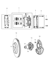 Diagram for 2012 Chrysler 300 Brake Disc - 4779197AF