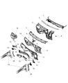 Diagram for Dodge Durango Dash Panels - 68021019AF