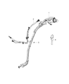 Diagram for Dodge Durango Fuel Filler Neck - 68402169AB