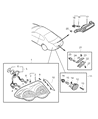 Diagram for 2004 Dodge Stratus Back Up Light - MN133287