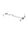 Diagram for Jeep Wrangler Track Bar - 68320342AC