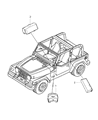 Diagram for 2016 Jeep Wrangler Air Bag - 1QP31DX9AM