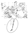 Diagram for Chrysler Aspen Sway Bar Link - V5135751AC
