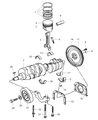 Diagram for 1993 Dodge Viper Crankshaft Pulley - 5245110