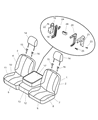 Diagram for 2003 Dodge Ram 2500 Seat Cover - XQ321L5AA