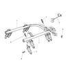 Diagram for 1997 Dodge Ram 1500 Fuel Rail - 53030979