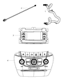 Diagram for Dodge Journey A/C Switch - 5064993AD