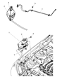 Diagram for Dodge Coolant Reservoir - 5058511AC