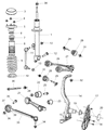 Diagram for Chrysler Shock And Strut Mount - 4895412AB