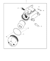 Diagram for 2016 Jeep Cherokee Oil Pressure Switch - 68275324AA