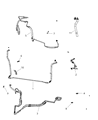 Diagram for Dodge Grand Caravan Power Steering Hose - 4766312AB