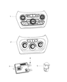 Diagram for 2016 Jeep Cherokee A/C Switch - 68249516AB