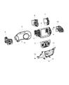 Diagram for Jeep Compass A/C Switch - 6TM14DX9AB