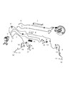 Diagram for 2019 Chrysler Pacifica Brake Line - 68223523AC