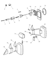 Diagram for 2005 Dodge Sprinter 3500 Car Mirror - 5103593AA