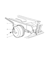 Diagram for 2006 Dodge Ram 1500 Brake Booster Vacuum Hose - 55398040AA