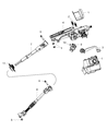 Diagram for 2012 Jeep Wrangler Steering Column - 55351275AJ