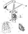 Diagram for 2001 Jeep Cherokee Door Lock Actuator - 4798915AC