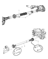 Diagram for 2008 Jeep Grand Cherokee Drive Shaft - 52853003AF