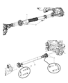 Diagram for 2007 Jeep Grand Cherokee Drive Shaft - 52853464AA