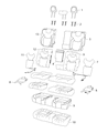 Diagram for 2019 Jeep Cherokee Seat Cover - 6ST39CV5AA