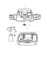 Diagram for Jeep Grand Cherokee Dome Light - 1VS301X9AD