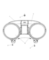 Diagram for 2011 Jeep Grand Cherokee Instrument Cluster - 5172605AI