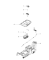 Diagram for Mopar Shift Knob - 1YY69DX9AB