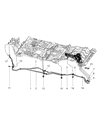 Diagram for 2001 Dodge Durango A/C Hose - 5019366AA