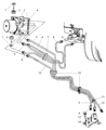 Diagram for 2006 Dodge Dakota ABS Control Module - 5175411AB