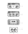 Diagram for Chrysler Aspen A/C Switch - 55361430AE