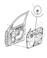 Diagram for 2006 Jeep Liberty Weather Strip - 55235878AC