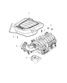 Diagram for Ram Engine Cover - 4627495AB