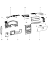 Diagram for 2012 Jeep Liberty Glove Box - 1KE74VT9AB