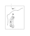 Diagram for Dodge Grand Caravan Coolant Reservoir - 4677569AC