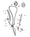 Diagram for Jeep Renegade Timing Chain Guide - 5047364AA