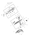 Diagram for 2018 Jeep Wrangler Fender - 68281946AA