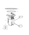 Diagram for Chrysler 200 Fuel Sending Unit - 68138245AA