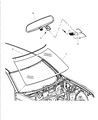 Diagram for 2005 Chrysler 300 Car Mirror - 4806228AA