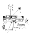 Diagram for Jeep Brake Light Switch - 56054001AB