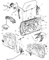 Diagram for Chrysler PT Cruiser Window Regulator - 5067684AG