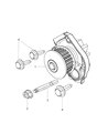 Diagram for Jeep Compass Water Pump - 68385387AA