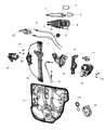 Diagram for Dodge Dart Door Lock Actuator - 68175237AA