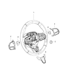 Diagram for 2021 Chrysler Voyager Steering Wheel - 6EQ08PL5AB