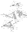 Diagram for Dodge Viper Shock Absorber - 5181522AB