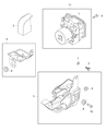 Diagram for Ram ProMaster City ABS Control Module - 68261715AA