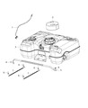 Diagram for 2009 Dodge Viper Fuel Tank Strap - 5290323AA