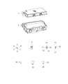 Diagram for 2014 Ram 2500 Relay Block - 68237160AA