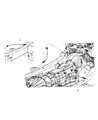 Diagram for 2004 Dodge Dakota Oxygen Sensor - 56028999AA